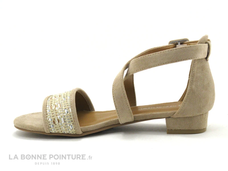 The Divine Factory QL4640 Beige - Sandale Avec Contrefort 2 The Divine Factory QL4640 Beige - Sandale Avec Contrefort – Image 2