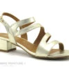 The Divine Factory QL4331 Or - Sandale Doree Talon Large