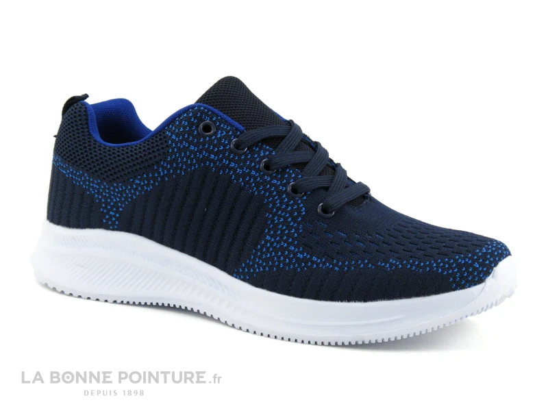 Run Away NONNO Marine - Basket Maille Homme 1 Run Away NONNO Marine - Basket Maille Homme
