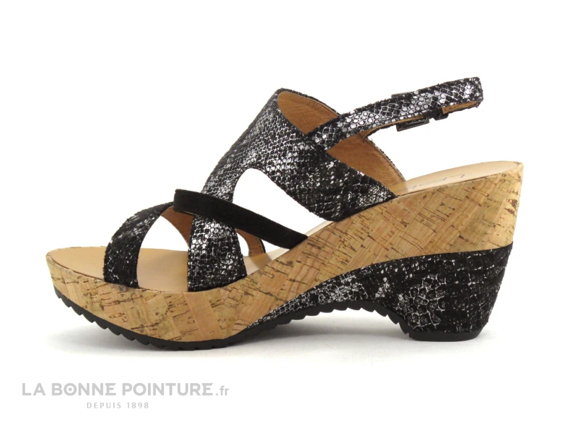 Les P'tites Bombes JULIETTE Noir- Nu-pieds Plateforme 3 Les P'tites Bombes JULIETTE Noir- Nu-pieds Plateforme – Image 3