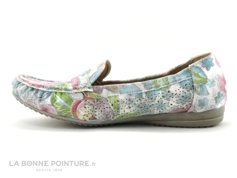 Sun Shadow 242050 White Flower - Mocassin Fleuri Femme 2 Sun Shadow 242050 White Flower - Mocassin Fleuri Femme – Image 2
