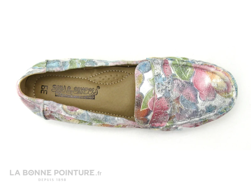Sun Shadow 242050 White Flower - Mocassin Fleuri Femme 3 Sun Shadow 242050 White Flower - Mocassin Fleuri Femme – Image 3