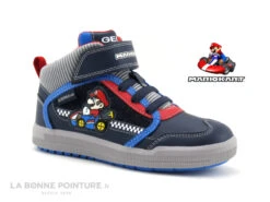 Geox MARIOKART J164AB - Arzach - Navy Royal - Basket Montante